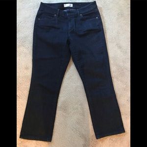 Loft jeans. Kick crop. Like new.